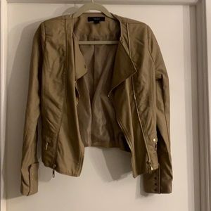 Faux leather jacket
